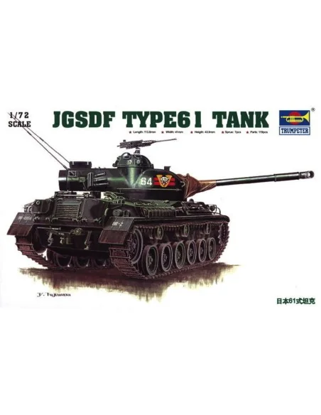 Japanischer Panzer Typ 61, 1/72 - Trumpeter 07217