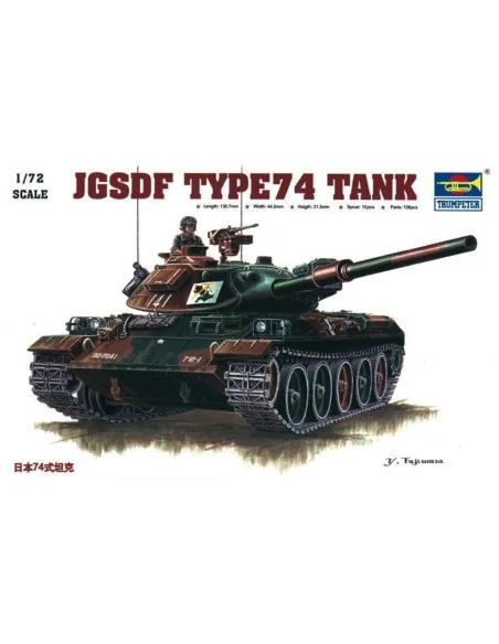 Japanischer Panzer Typ 74, 1/72 - Trumpeter 07218