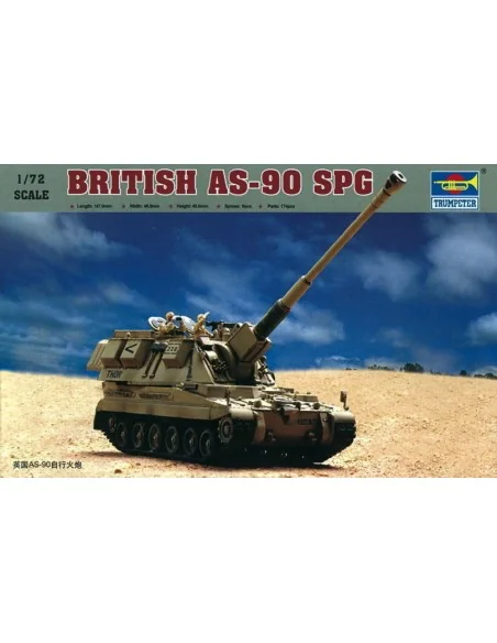 Britisch AS-90 Self-Propelled Howitzer, 1/72 - Trumpeter 07221
