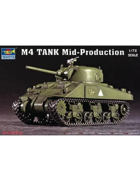 M4 (Mid) Tank, 1/72 - Trumpeter 07223