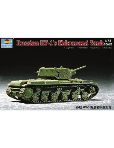 [NO_DESC] Soviet KV-1S Ehkranami, 1/72 - Trumpeter 07230