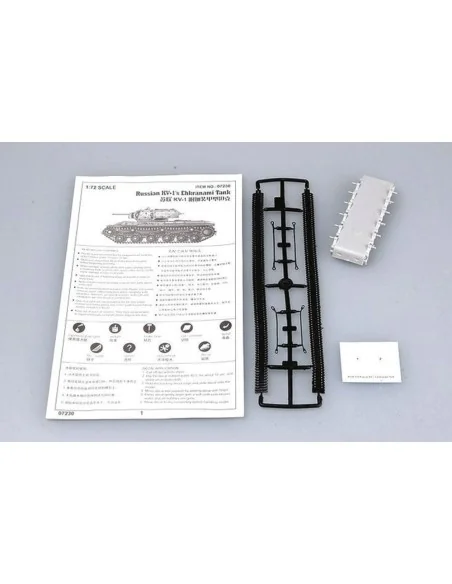 Soviet KV-1S Ehkranami, 1/72 - Trumpeter 07230