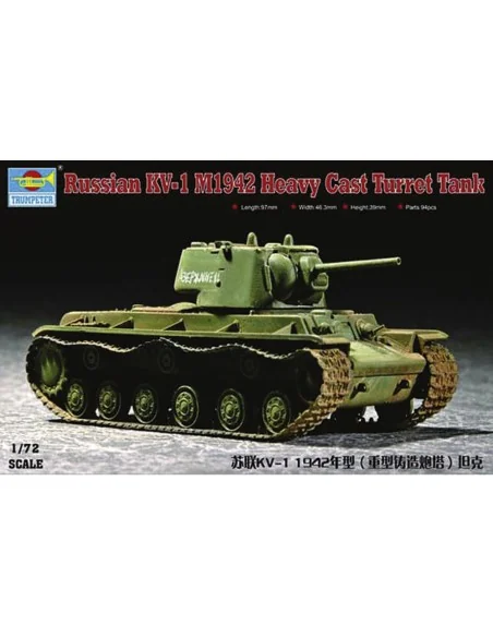 [NO_DESC] KV-1 1942 Heavy Cast Turret, 1/72 - Trumpeter 07231