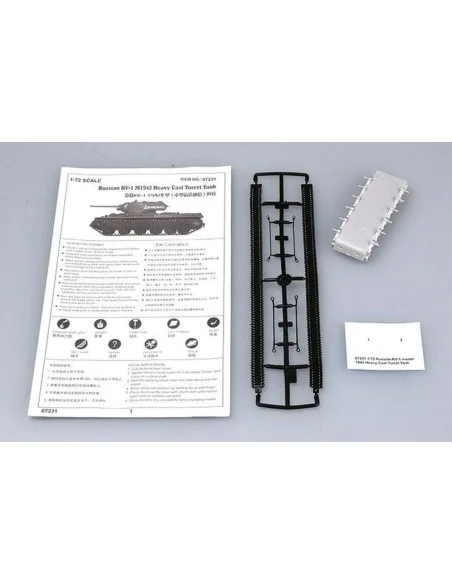 KV-1 1942 Heavy Cast Turret, 1/72 - Trumpeter 07231