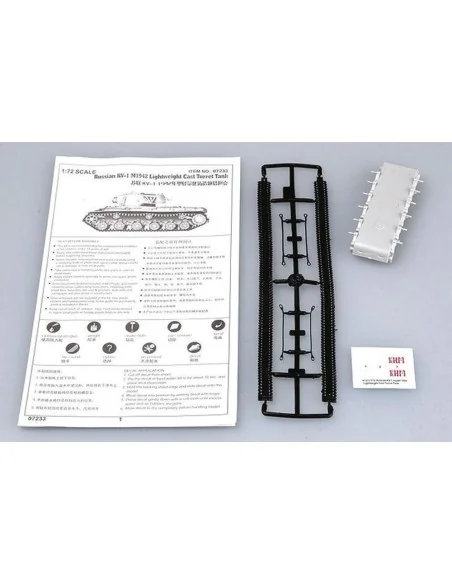 Russian KV-1 M1942 Lightweight Cast Tank, 1/72 - Trumpeter 07233