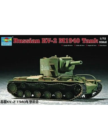 Soviet KV-2 M1940, 1/72 - Trumpeter 07235