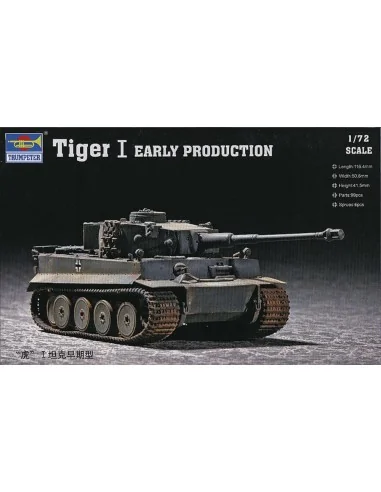 Tiger 1 Tank (Early), 1/72 - Trumpeter 07242