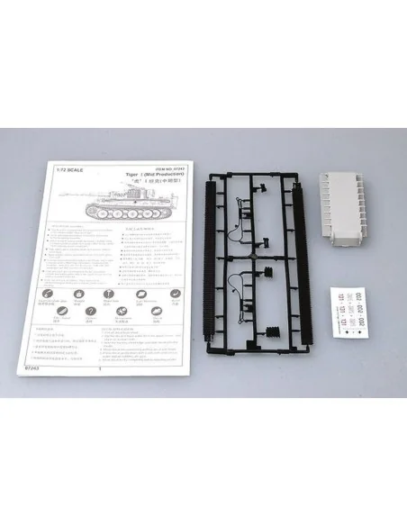 Tiger 1 Tank (Mid.), 1/72 - Trumpeter 07243