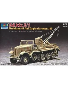 Drehkran 6t auf Zugkraftwagen 18t (Sd.Kfz. 9/1), 1/72 - Trumpeter 0...