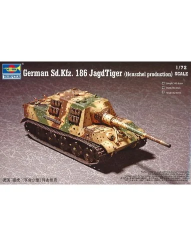 German Sd.kfz.186 Jagdtiger (Henschel production), 1/72 - Trumpeter...