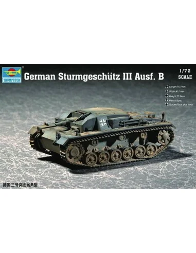 German Sturmgeschütz III Ausf. B, 1/72 - Trumpeter 07256