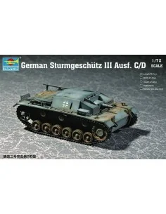 German Sturmgeschütz III Ausf. C/D, 1/72 - Trumpeter 07257