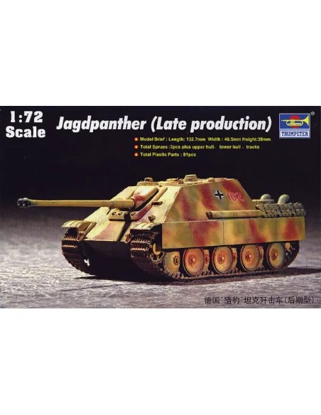 German Jagdpanther (Late Production), 1/72 - Trumpeter 07272