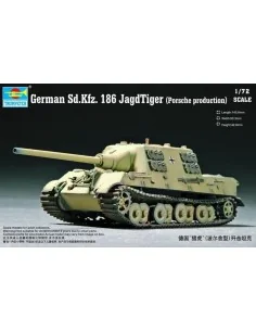 German Sd.Kfz.186 Jagdtiger (Porsche model), 1/72 - Trumpeter 07273