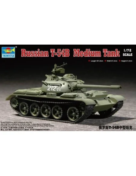 Russian T-54B Medium Tank, 1/72 - Trumpeter 07281