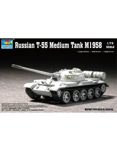 Russian T-55 Medium Tank M1958, 1/72 - Trumpeter 07282