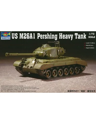 US M26A1 Heavy Tank, 1/72 - Trumpeter 07286