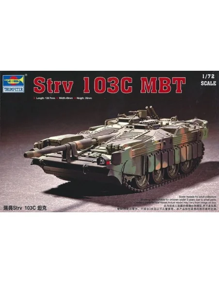 Swedish Strv 103C MBT, 1/72 - Trumpeter 07298