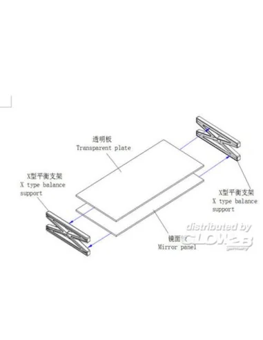 Mirror display stand - Master Tools 08006