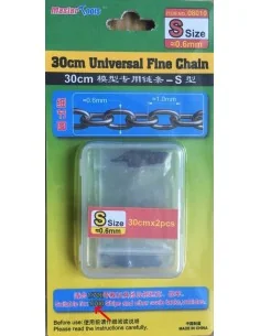 30CM Universal Fine Chain S Size 0.6mmX1.0mm - Master Tools 08010