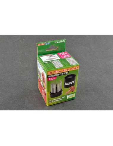 HG Micro Rivet Punch (23 Pcs, 0.25mm-1.35mm) - Master Tools 08020