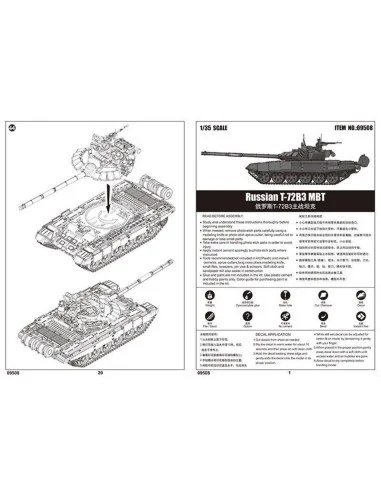 [NO_DESC] Russian T-72B3 MBT, 1/35 - Trumpeter 09508
