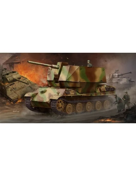 Flakpanther w/8.8cm Flak 36/37, 1/35 - Trumpeter 09531