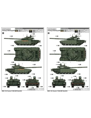 Russian T-72B3 MBT, 1/35 - Trumpeter 09561