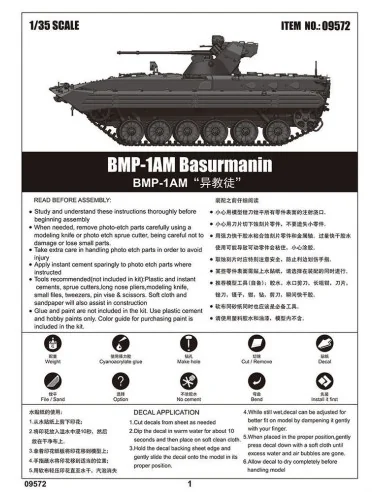 BMP-1 Basurmanin IFV, 1/35 - Trumpeter 09572