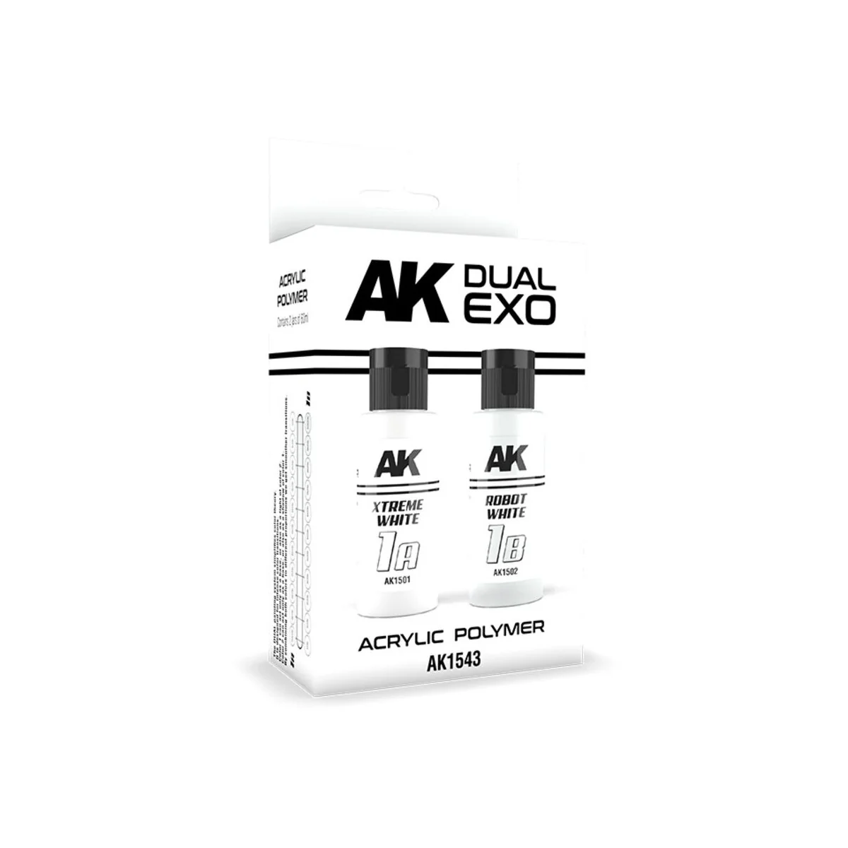 XTREME WHITE & ROBOT WHITE DUAL EXO Set 1 - AK Interactive AK1543