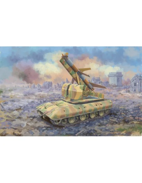 E-100 Flakpanzer w/Flakrakete Rheintocher I, 1/35 - Trumpeter 09586