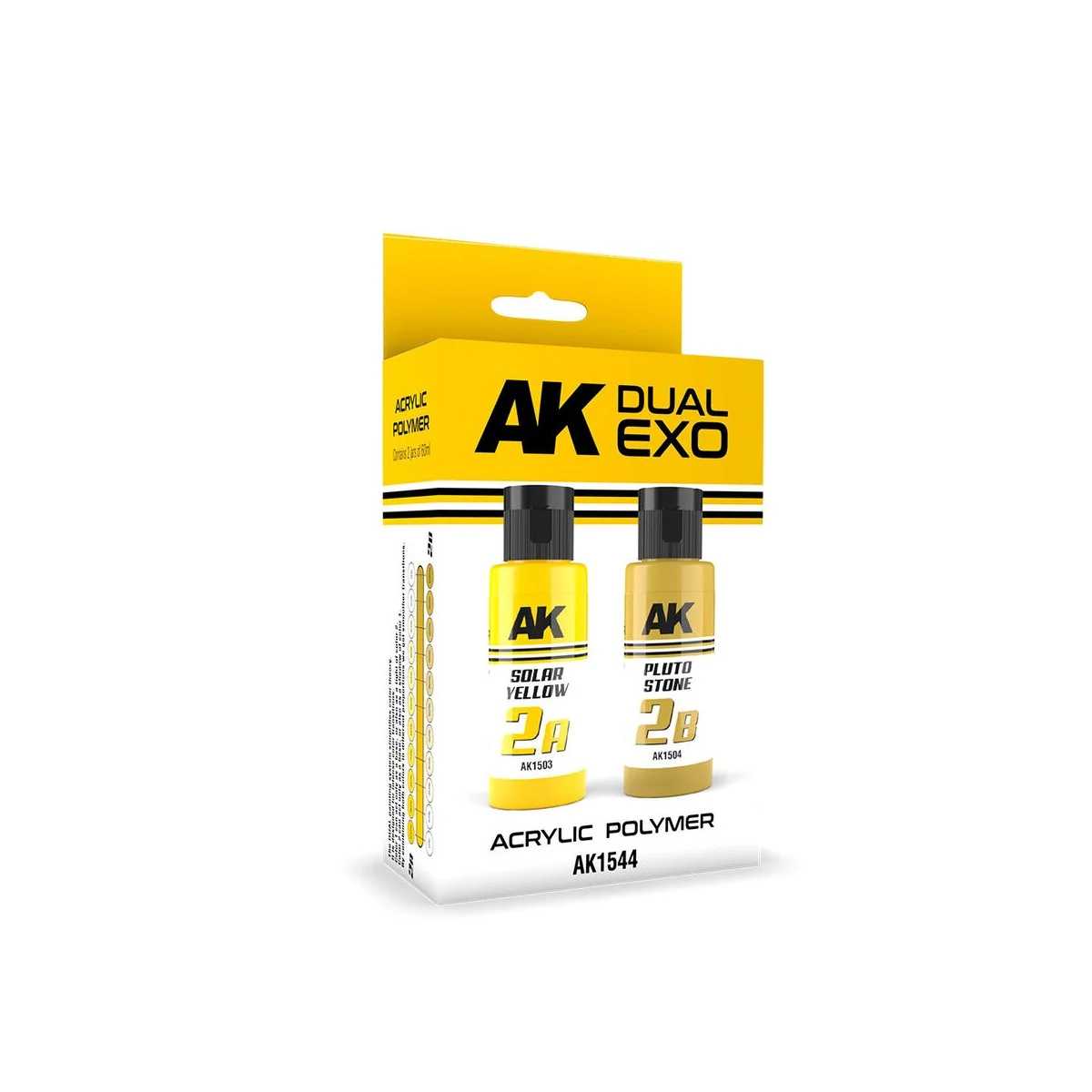 SOLAR YELLOW & PLUTO STONE DUAL EXO Set 2 - AK Interactive AK1544 SOLAR YELLOW & PLUTO STONE DUAL EXO Set 2 - AK Interactive AK1544