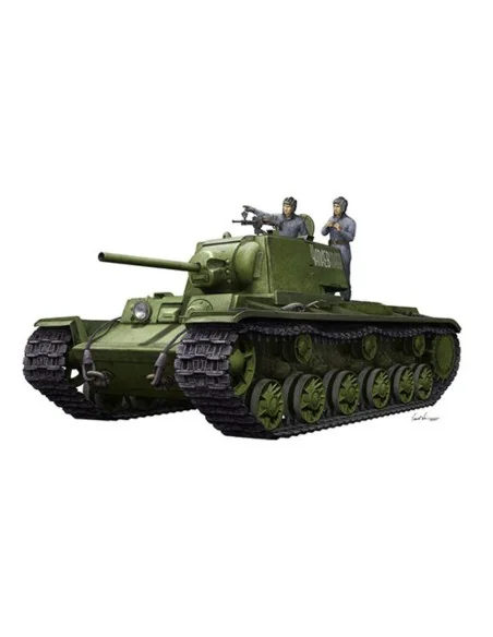 KV-1 1942 Simplified Turret Tank w/Tank Crew, 1/35 - Trumpeter 09597