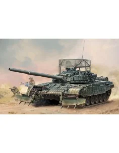 Russian T-72B1 with KTM-6 & Grating Armour, 1/35 - Trumpeter 09609