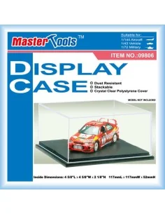 Acrylic Display Case 117 x 117 x 52mm - Master Tools 09806