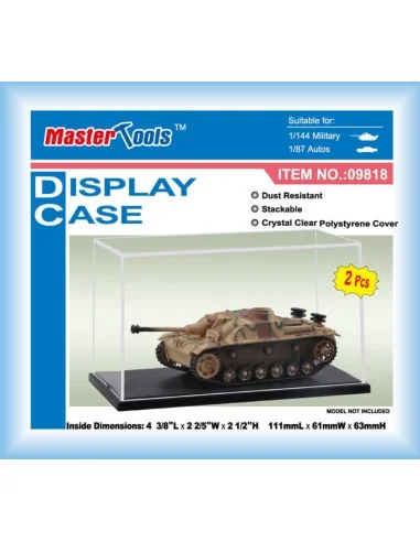 Acrylic Display Case 111 x 61 x 63mm - Master Tools 09818