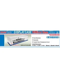 Acrylic Display Case with Mirror Base 359x89x89mm - Master Tools 09851