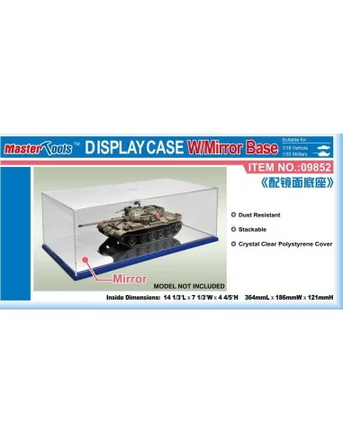 Acrylic Display Case with Mirror Base 364x186x121mm - Master Tools ...