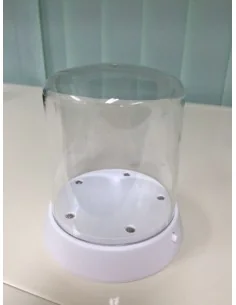 Round Top Acrylic Display Case with LED Light (ø84 x 115mm) - Maste...