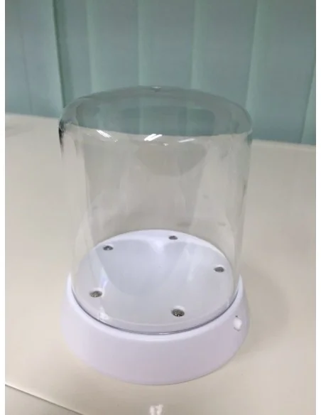 Round Top Acrylic Display Case with LED Light (ø84 x 115mm) - Maste...