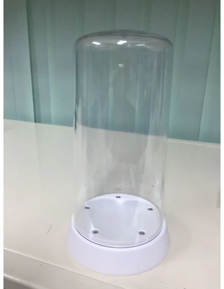 [NO_DESC] Round Top Acrylic Display Case with LED Light (ø84 x 185m...