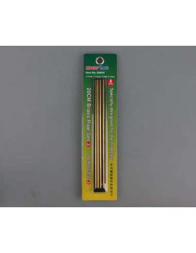 [NO_DESC] 20CM Brass Pipe / Messingrohr Set 3 - Master Tools 09944