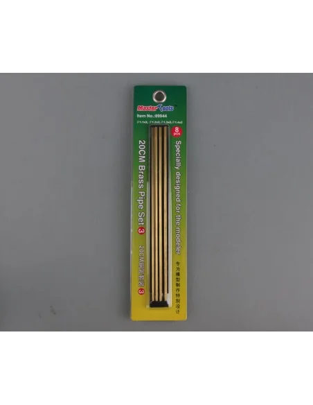 20CM Brass Pipe / Messingrohr Set 3 - Master Tools 09944