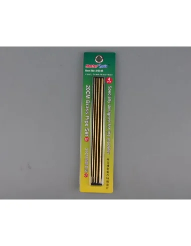 [NO_DESC] 20CM Brass Pipe / Messingrohr Set 5 - Master Tools 09946