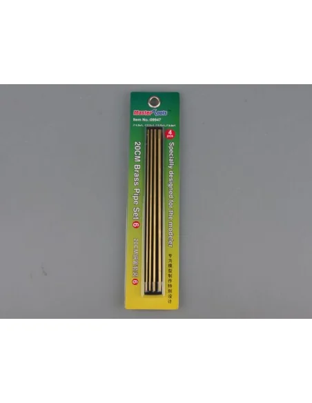 20CM Brass Pipe / Messingrohr Set 6 - Master Tools 09947