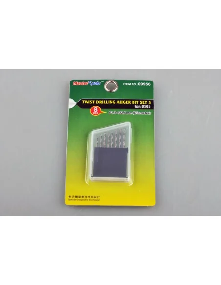 Twist Drilling Auger Bit set 3 (1, 8-2, 5) - Master Tools 09956