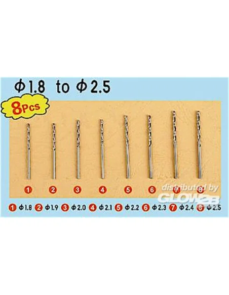 Twist Drilling Auger Bit set 3 (1, 8-2, 5) - Master Tools 09956