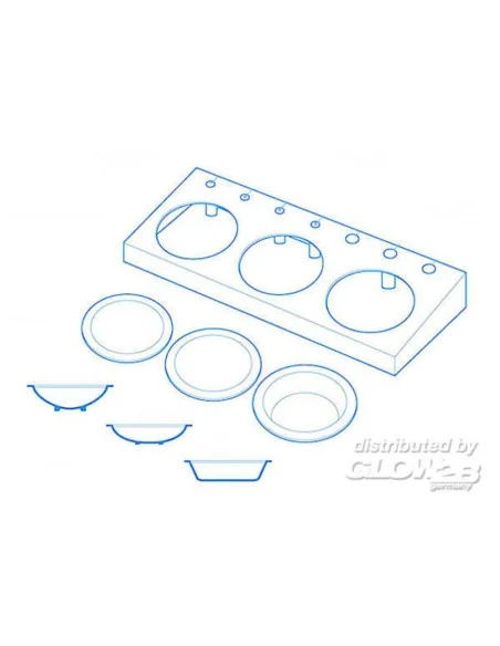 Paint Palette with Holder - Master Tools 09960