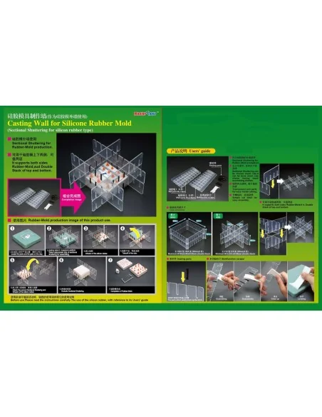 [NO_DESC] Casting Wall for Silicone Rubber Mould - Master Tools 09966