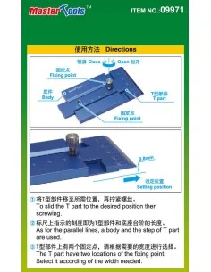 [NO_DESC] Sliding T-square - Master Tools 09971 2